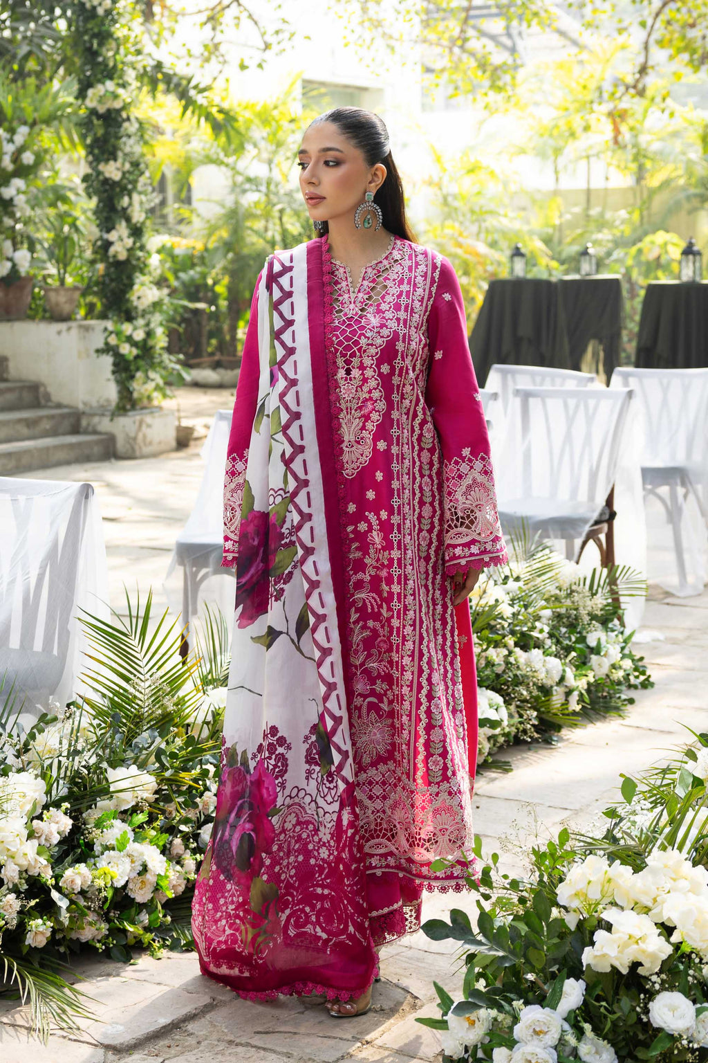 Evania Embroidered Pakistani Dress