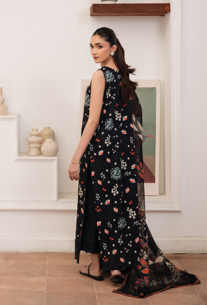 Summer Breeze'3 - D03 Organza Pakistani Summer Dresses - Humdum - 2