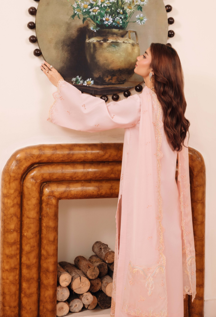 Mirha'2 - D02 Organza Pakistani Summer Dresses - Humdum - 2