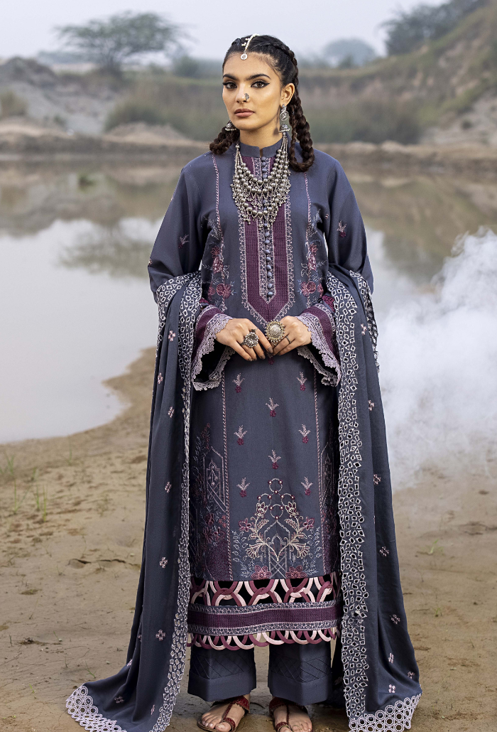 Sierra-D10 Premium Fabric Pakistani Winter Dresses - Humdum - 1