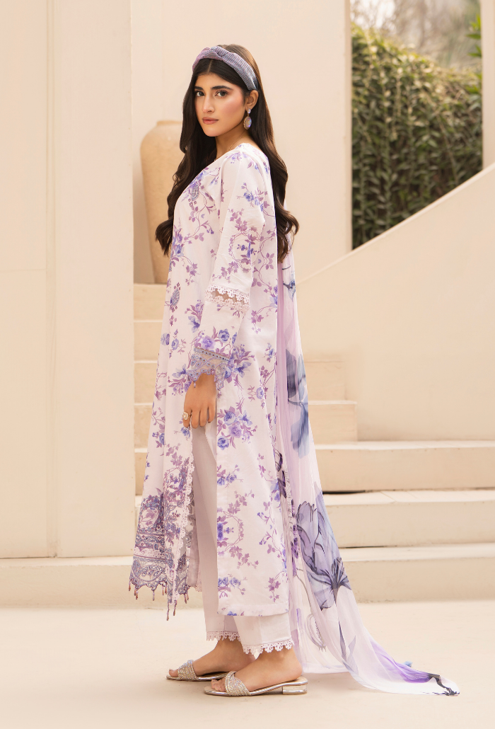 Gardenia'26 - D08 Chiffon Pakistani Summer Dresses - Humdum - 2