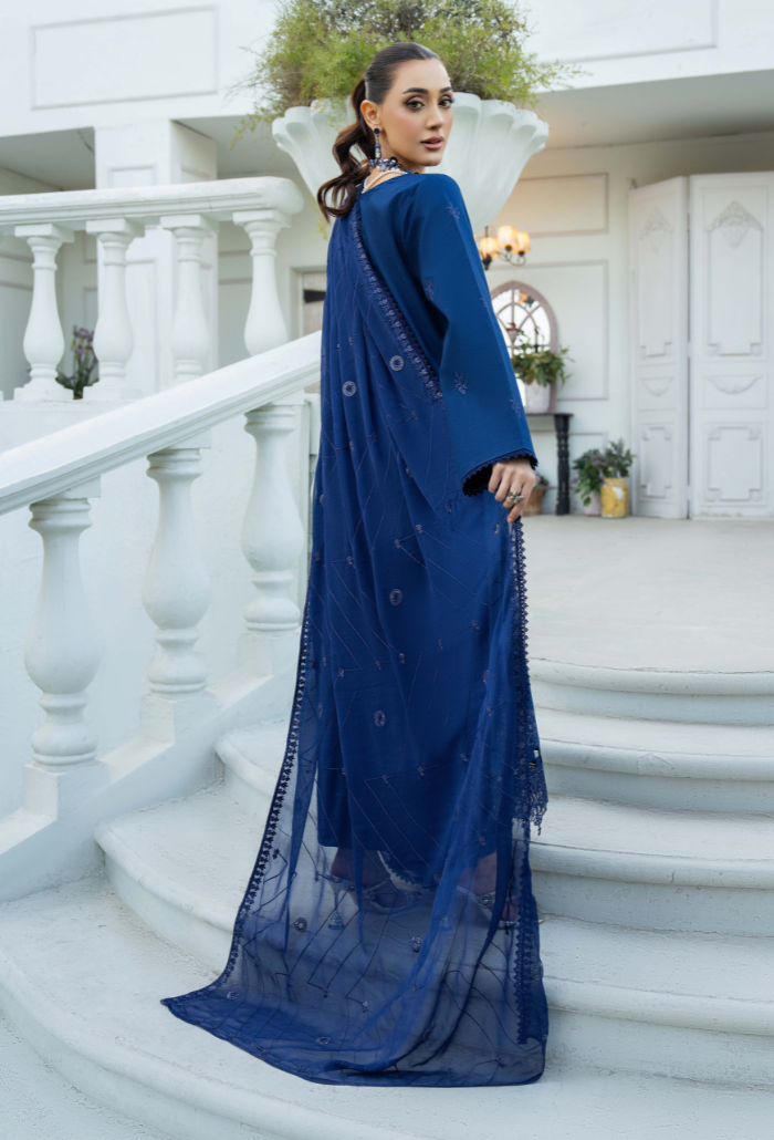 Aviva - D09 Chiffon Pakistani Summer Dresses - Humdum - 4
