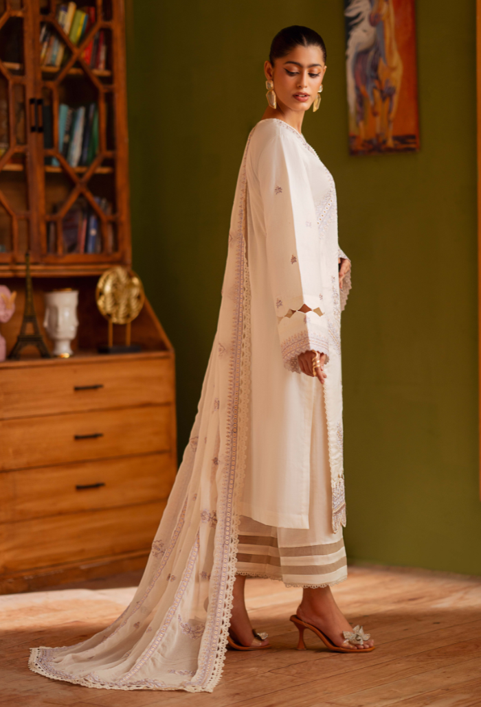 Lalarukh - D09 Chiffon Pakistani Summer Dresses - Humdum - 3