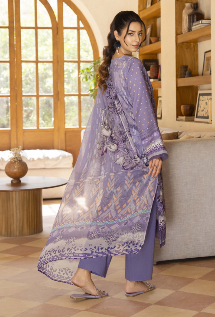 Zarwisha-D06 Chiffon Pakistani Summer Dresses - Humdum - 3