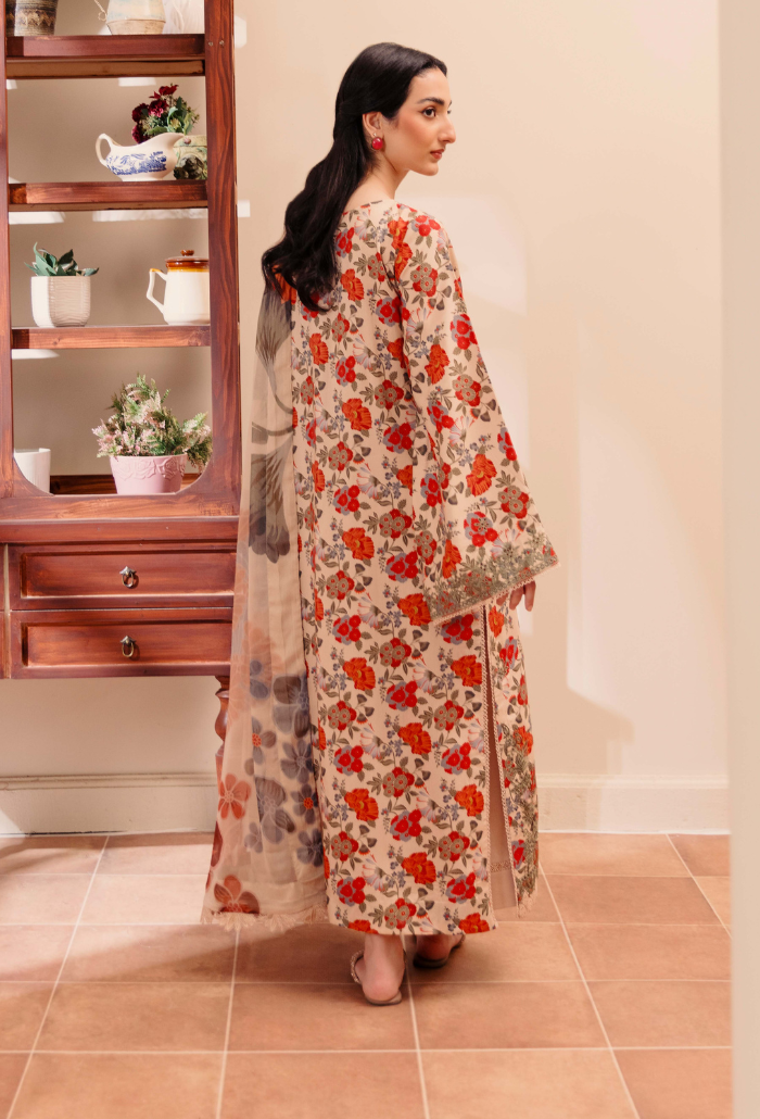 MIRAL - D03 Chiffon Pakistani Winter Dresses - Humdum - 2