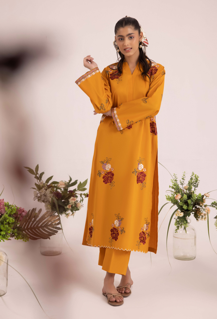 Pret 2 - D09 Lawn Pakistani Summer Dresses - Humdum - 4