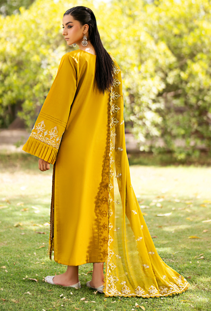 Selin - D03 Chiffon Pakistani Summer Dresses - Humdum - 4