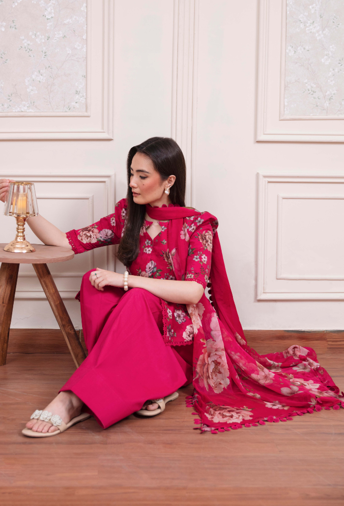 COCO - D05 Chiffon Pakistani Winter Dresses - Humdum - 4