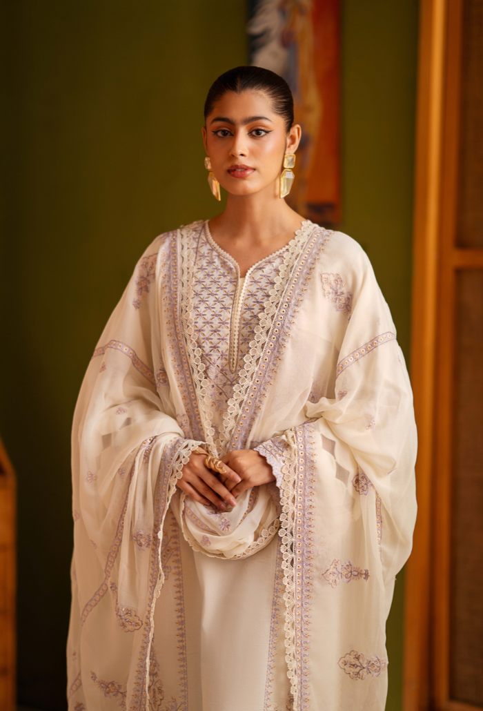 Lalarukh - D09 Chiffon Pakistani Summer Dresses - Humdum - 4