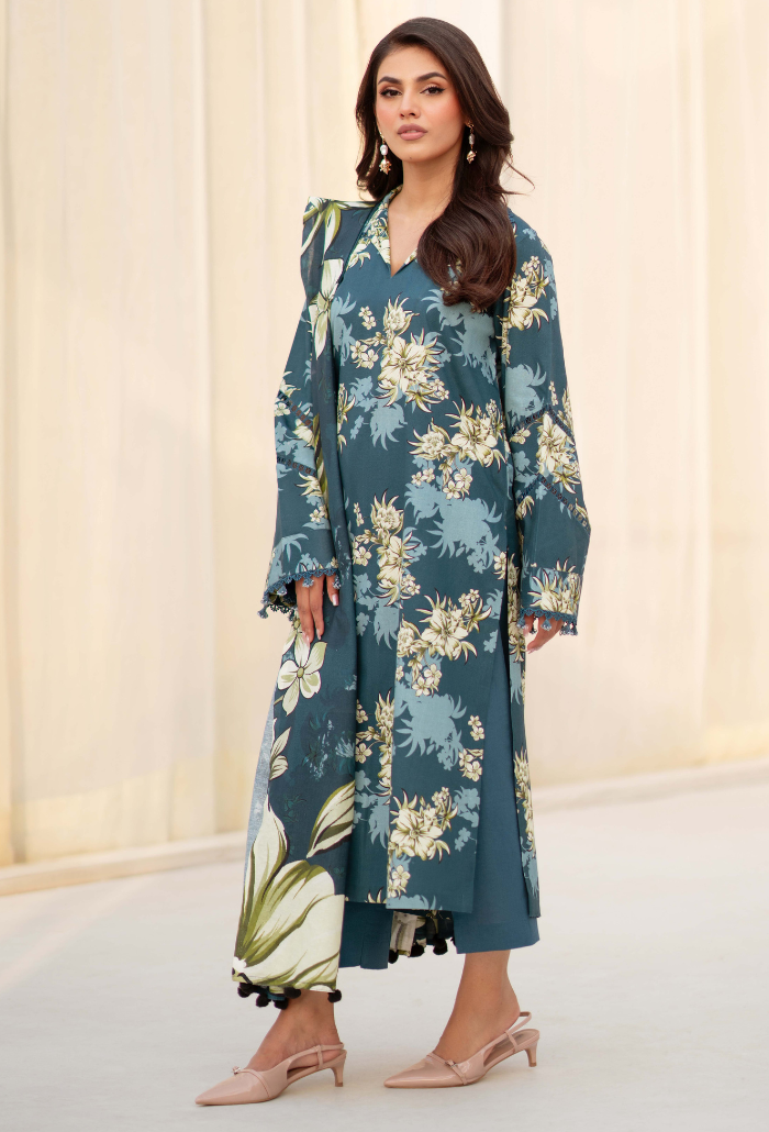La vie - D05 Khaddar Pakistani Winter Dresses - Humdum - 2