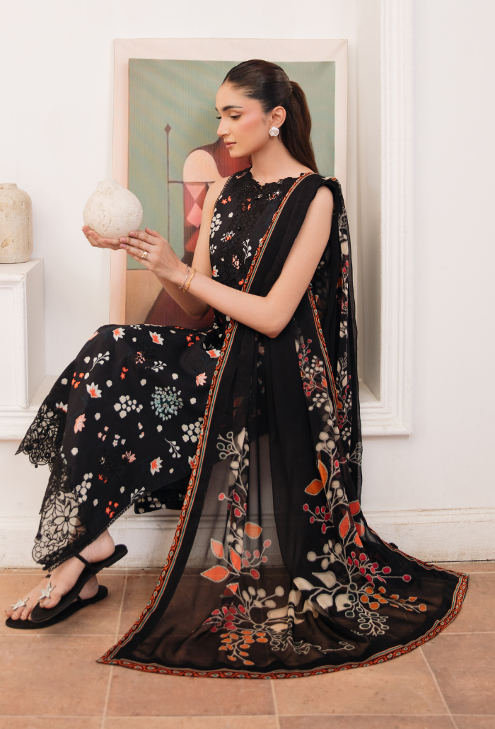 Summer Breeze'3 - D03 Organza Pakistani Summer Dresses - Humdum - 4