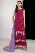 ELLENA - D10 Chiffon Pakistani Winter Dresses - Humdum - 1