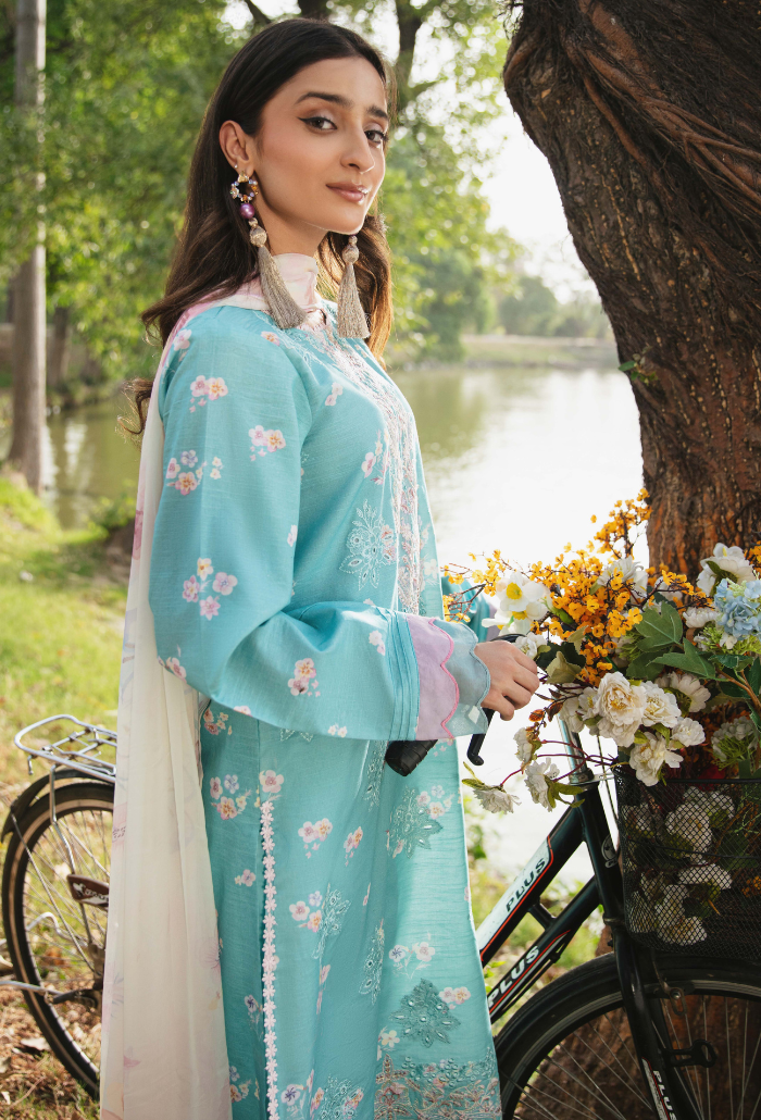 Summer Breeze - D06 Chiffon Pakistani Summer Dresses - Humdum - 2