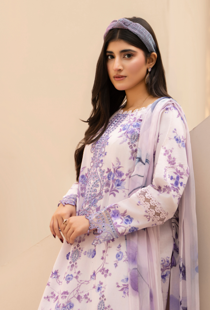 Gardenia'26 - D08 Chiffon Pakistani Summer Dresses - Humdum - 4