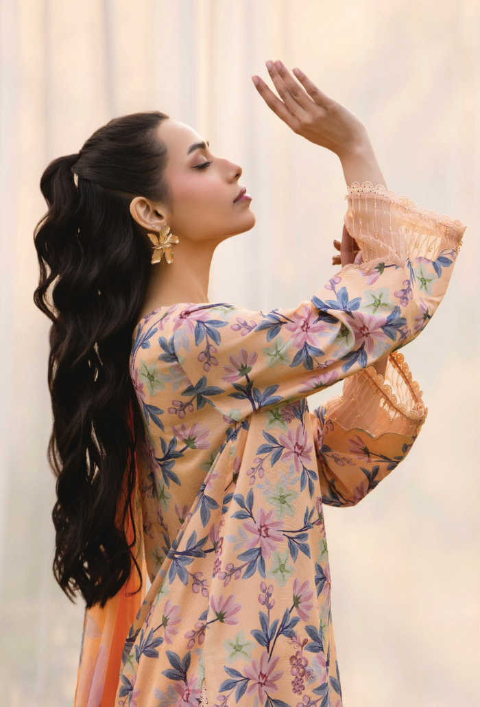Eden Garden Chapter 3 - D05 Chiffon Pakistani Summer Dresses - Humdum - 4