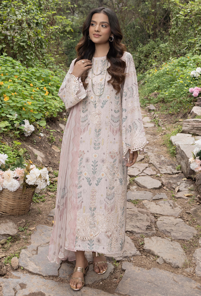 Eden Garden - D10 Chiffon Pakistani Summer Dresses - Humdum - 2