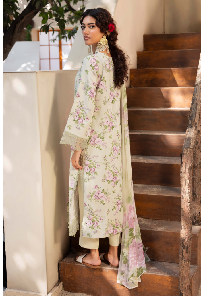 Zaiba - D08 Chiffon Pakistani Winter Dresses - Humdum - 2