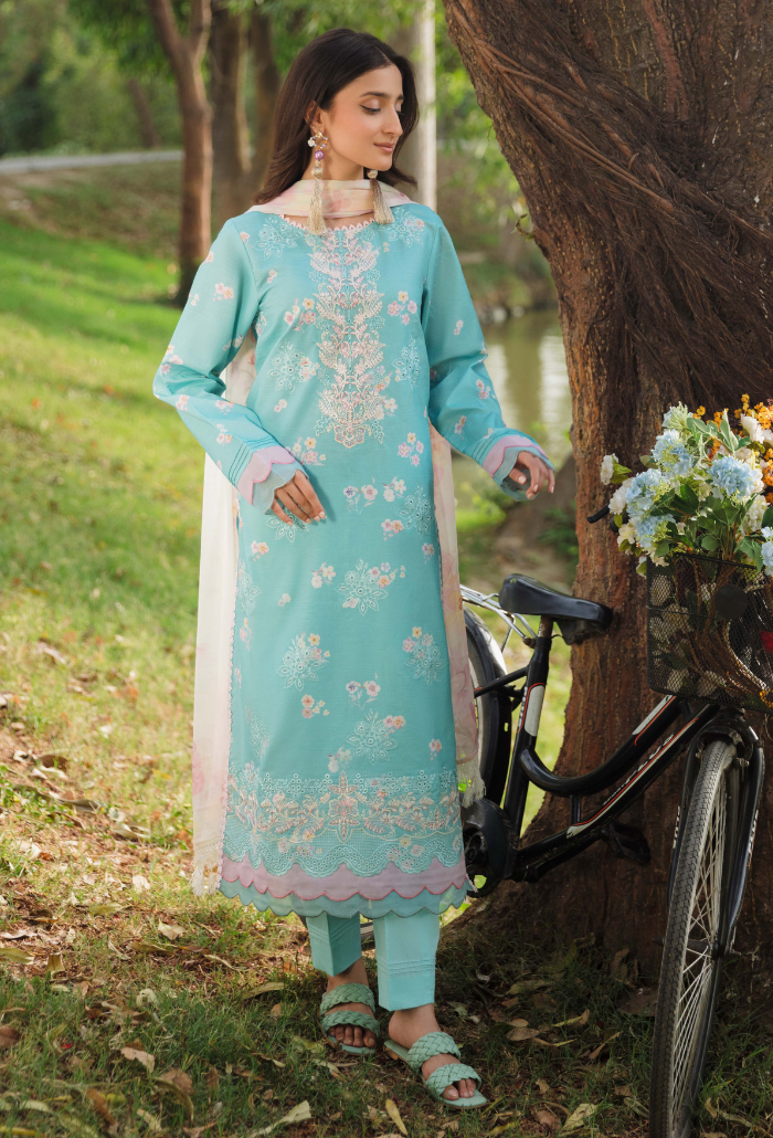 Summer Breeze - D06 Chiffon Pakistani Summer Dresses - Humdum - 1