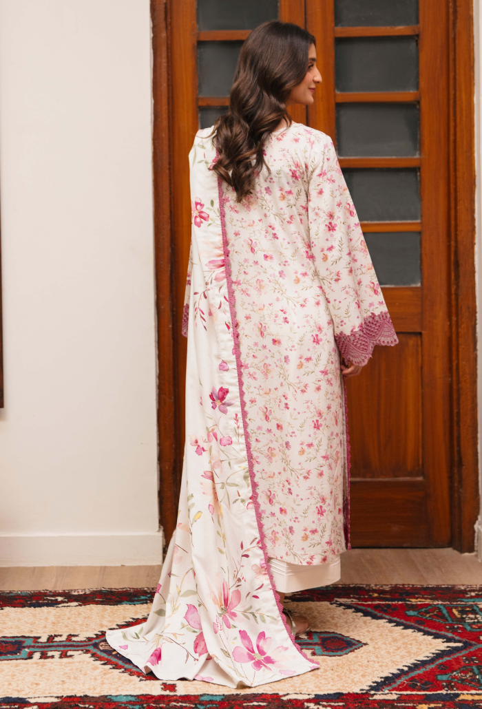 LAIBA - D03 Organza Pakistani Winter Dresses - Humdum - 2