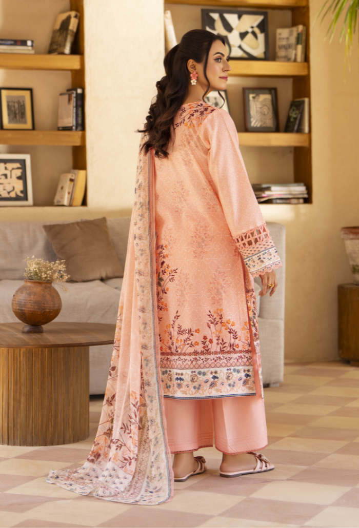 Zarwisha-D01 Chiffon Pakistani Summer Dresses - Humdum - 2