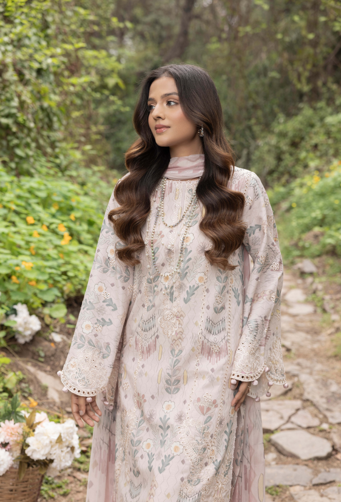 Eden Garden - D10 Chiffon Pakistani Summer Dresses - Humdum - 3