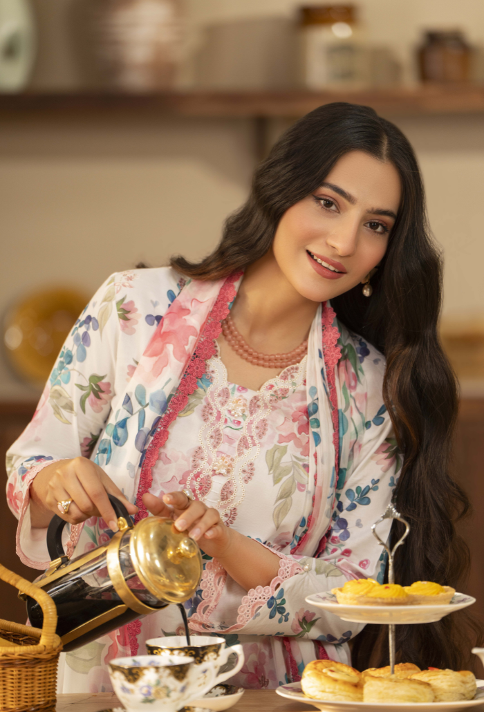 Senora - D01 Chiffon Pakistani Summer Dresses - Humdum - 4