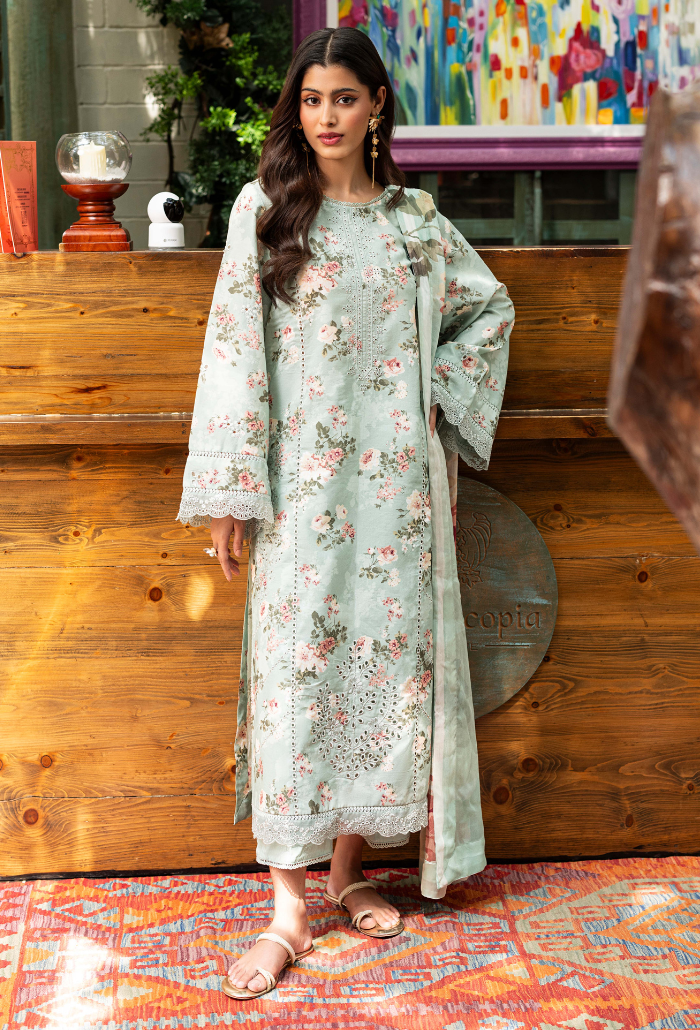 EDEN GARDEN CHAPTER 2 D02 Chiffon Pakistani Summer Dresses - Humdum - 1