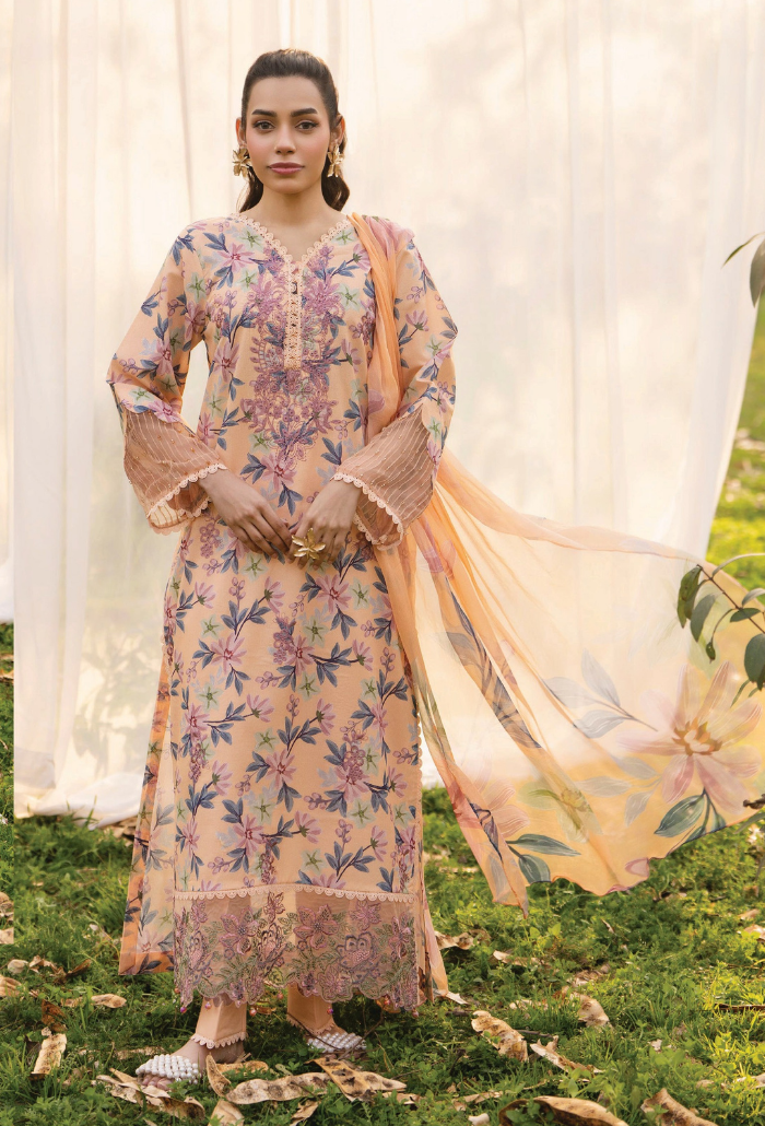 Eden Garden Chapter 3 - D05 Chiffon Pakistani Summer Dresses - Humdum - 1