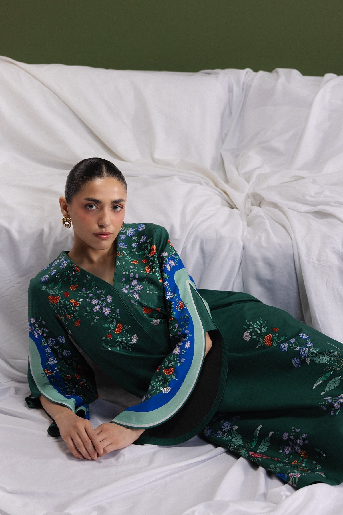 Willow Aesthetic Cambric Pakistani Summer Dresses - Afrozeh - 4