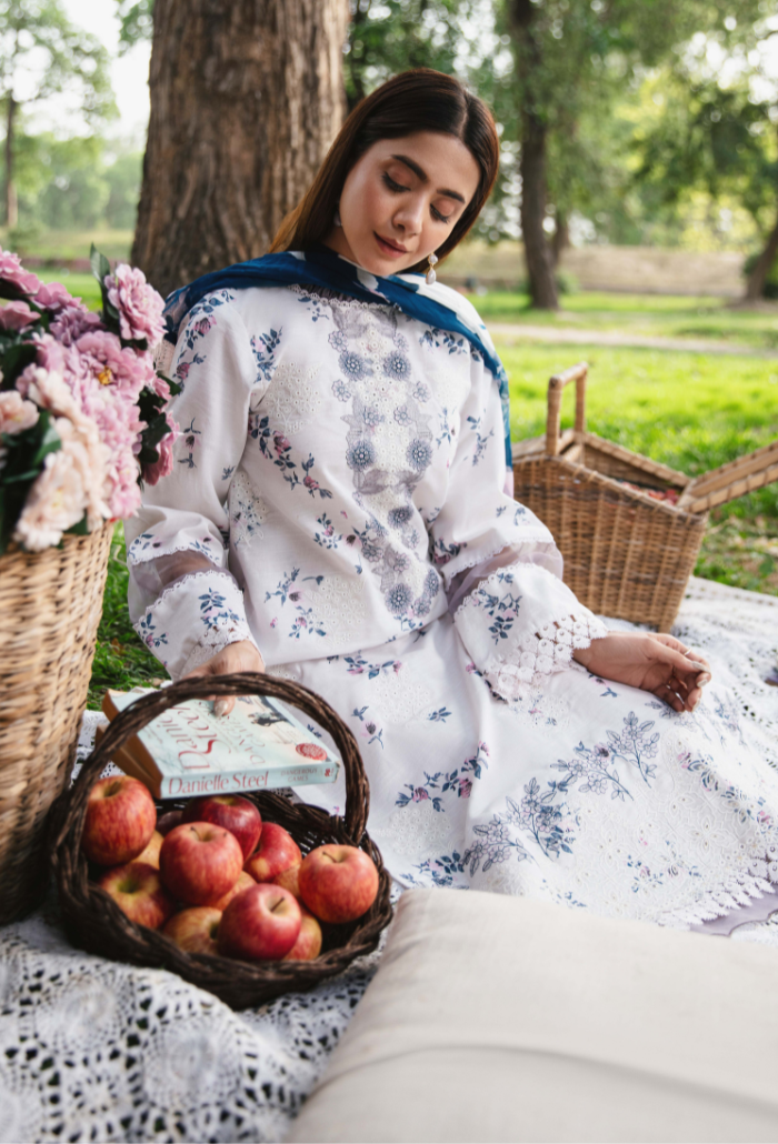 Summer Breeze - D01 Chiffon Pakistani Summer Dresses - Humdum - 3