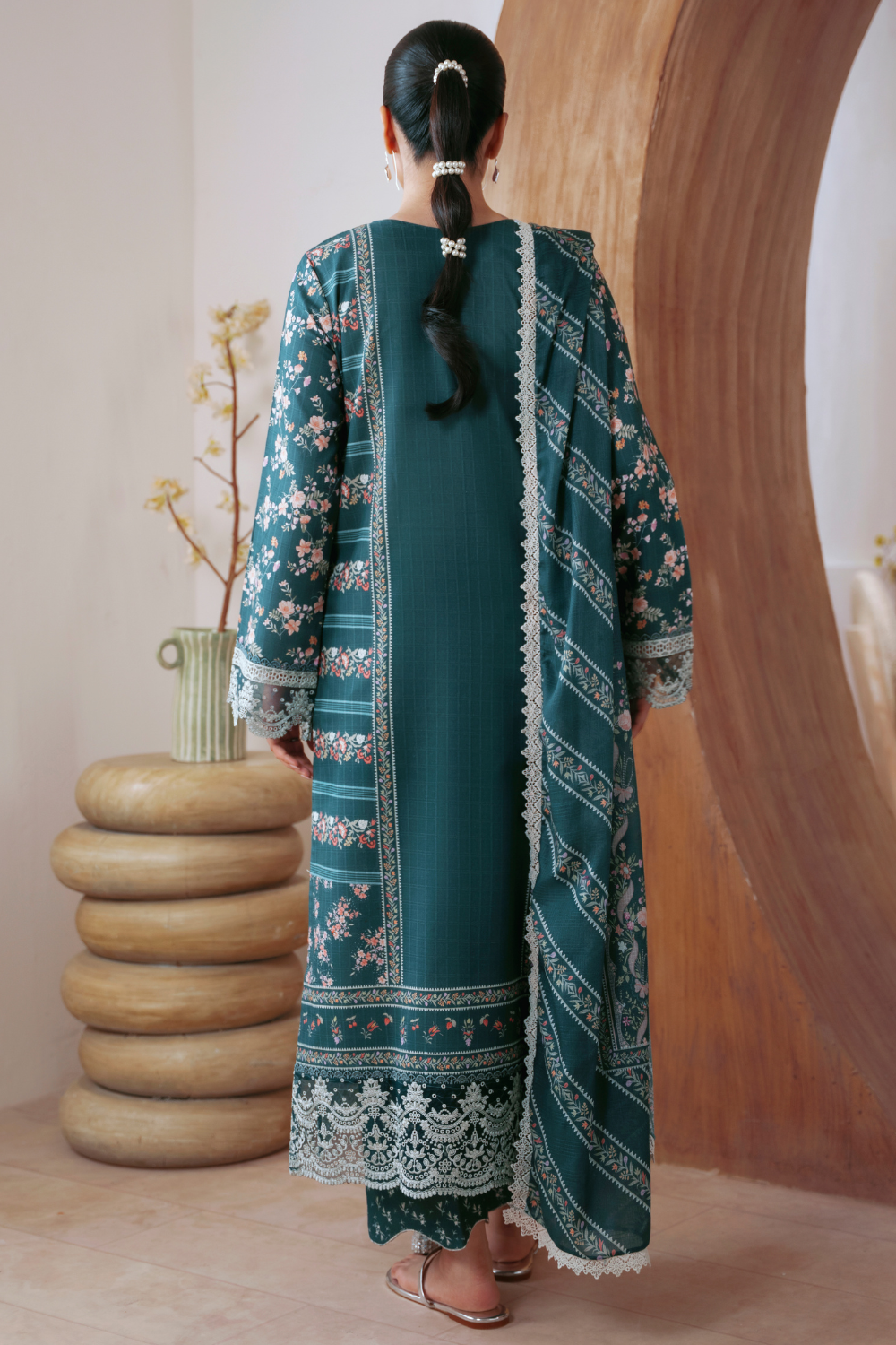 LAVIA (AP-01) Lawn Pakistani Summer Dresses - AABYAAN - 3