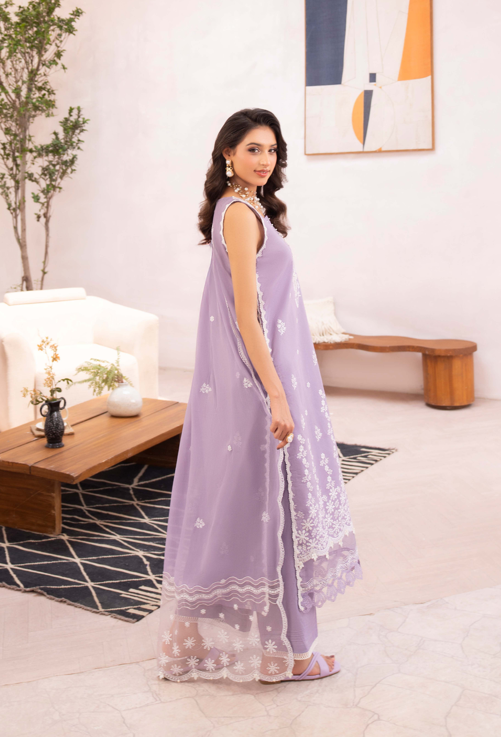 NAYAB - D09 Chiffon Pakistani Summer Dresses - Humdum - 3