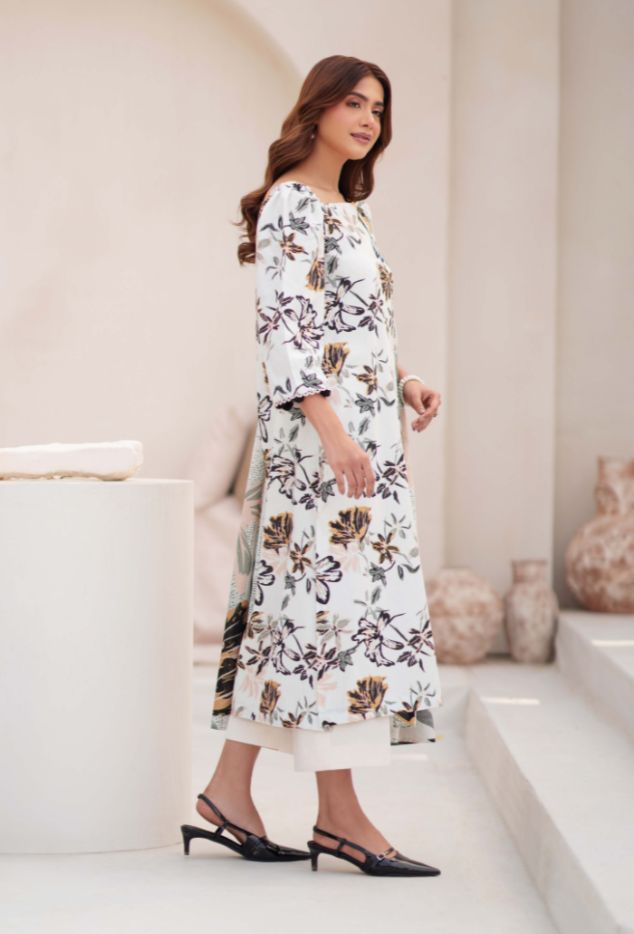 La vie - D07 Khaddar Pakistani Winter Dresses - Humdum - 2