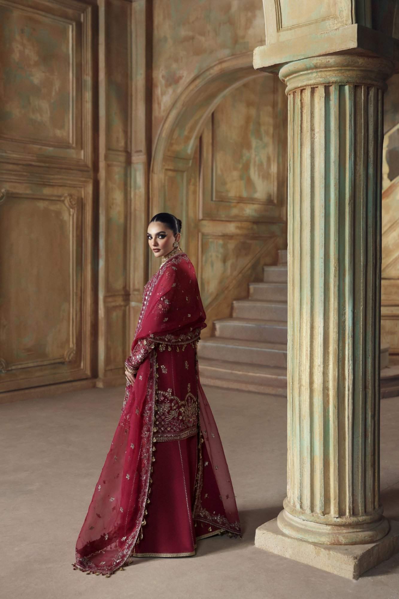 Beyond Beauty Raw Silk Pakistani Formal Dresses - Zyra - 2