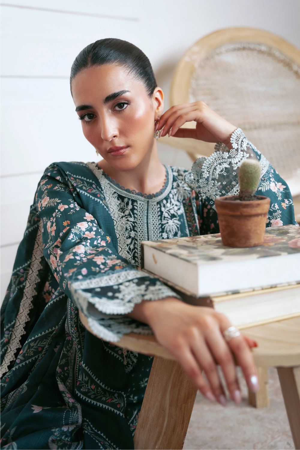 LAVIA (AP-01) Lawn Pakistani Summer Dresses - AABYAAN - 5