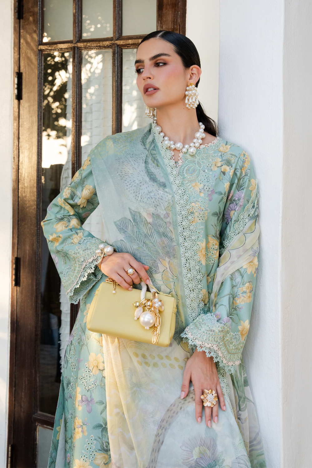 TIVARA (AZ-03) Chiffon Pakistani Summer Dresses - aabyaan - 5