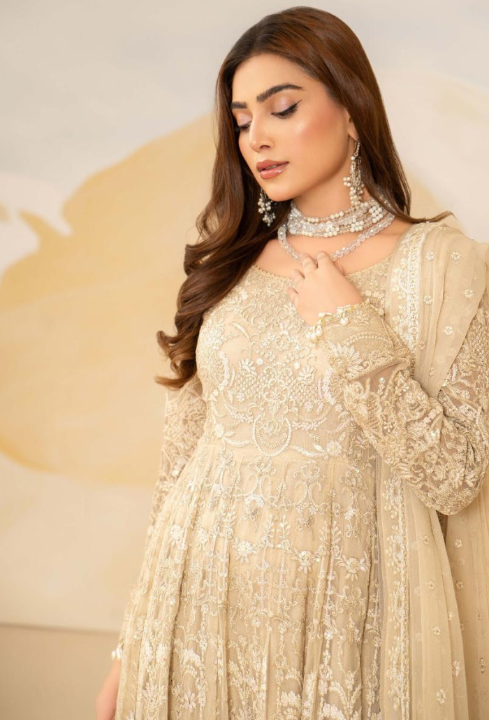 HOC - D02 Raw Silk Pakistani Formal Dresses - Humdum - 3