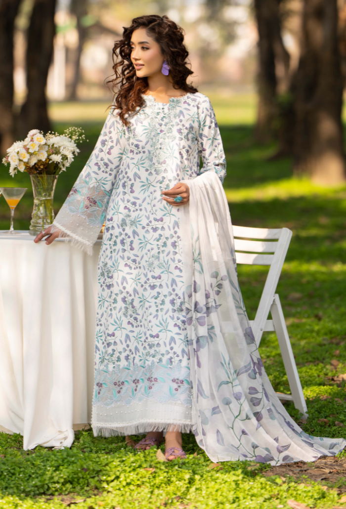 Eden Garden Chapter 3 - D07 Chiffon Pakistani Summer Dresses - Humdum - 1