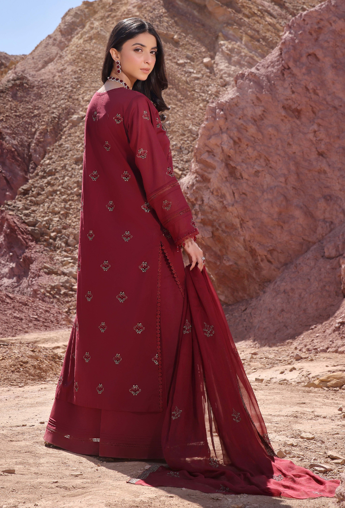 Afsoon - Premium Lawn - D05 Chiffon Pakistani Summer Dresses - Humdum - 4