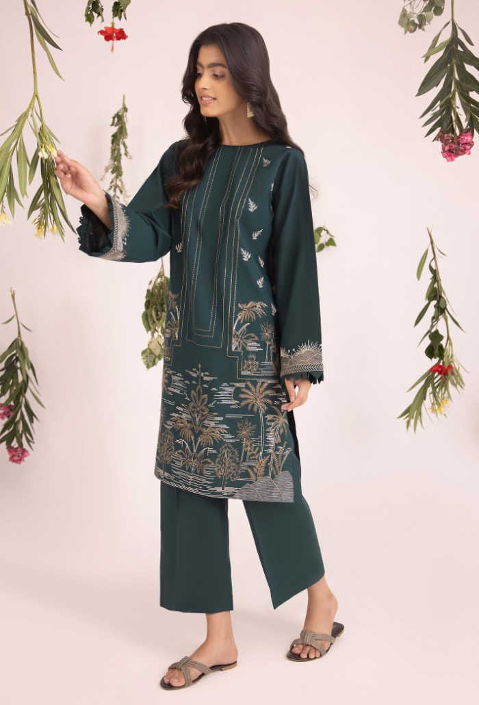 Pret 2 - D03 Lawn Pakistani Summer Dresses - Humdum - 3