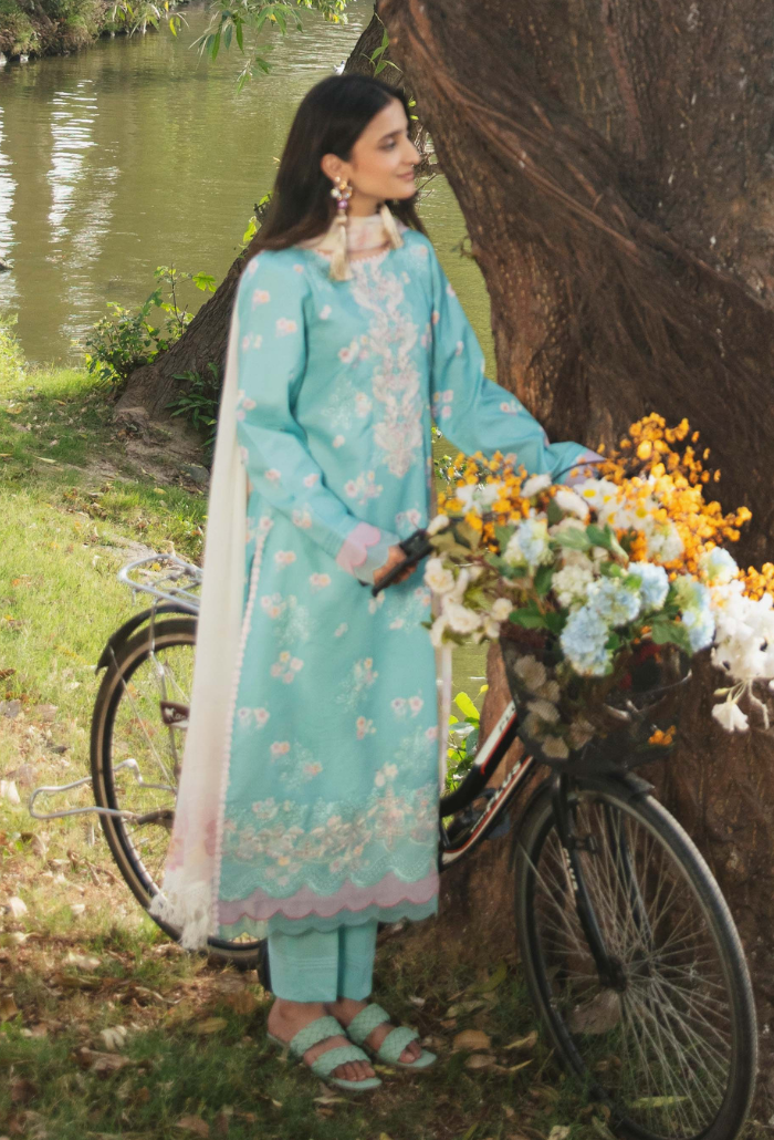 Summer Breeze - D06 Chiffon Pakistani Summer Dresses - Humdum - 4