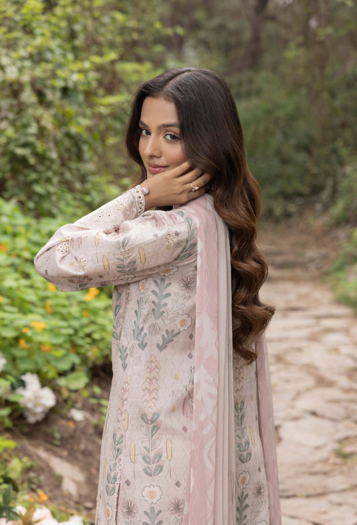 Eden Garden - D10 Chiffon Pakistani Summer Dresses - Humdum - 4