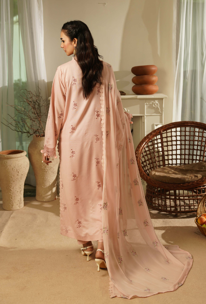 Mushak - D09 Chiffon Pakistani Winter Dresses - Humdum - 2