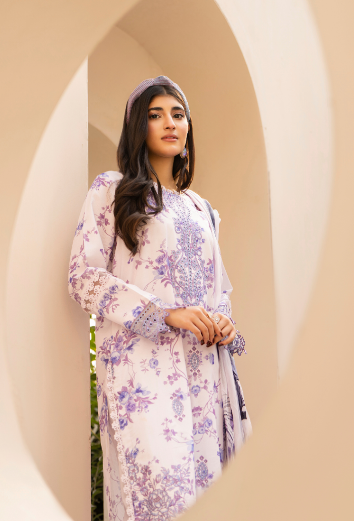 Gardenia'26 - D08 Chiffon Pakistani Summer Dresses - Humdum - 8