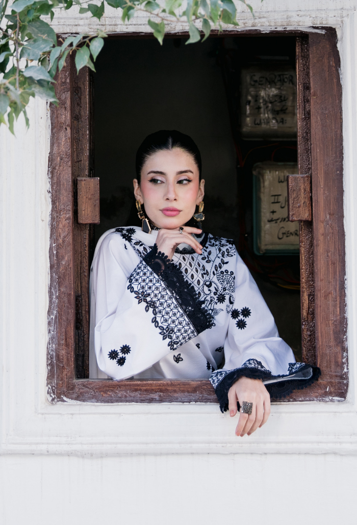 Meraki'2 - D08 Organza Pakistani Summer Dresses - Humdum - 6