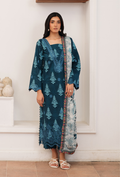 Summer Breeze'3 - D07 Organza Pakistani Summer Dresses - Humdum - 1