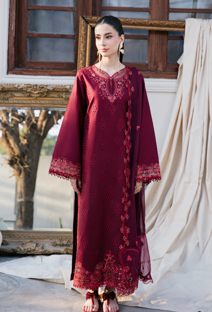 Meraki'2 - D03 Organza Pakistani Summer Dresses - Humdum - 1