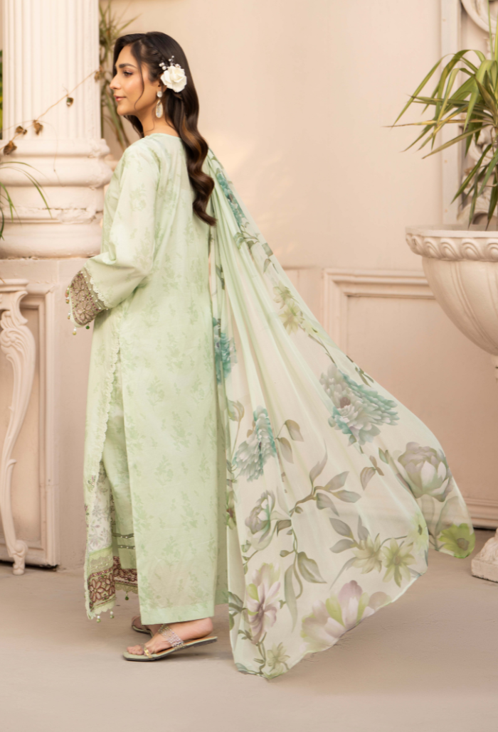 Summer Breeze - D11 Chiffon Pakistani Summer Dresses - Humdum - 2