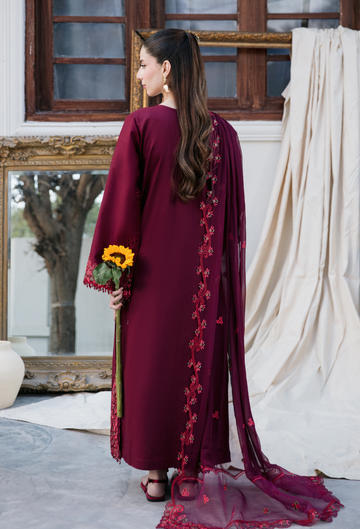 Meraki'2 - D03 Organza Pakistani Summer Dresses - Humdum - 2