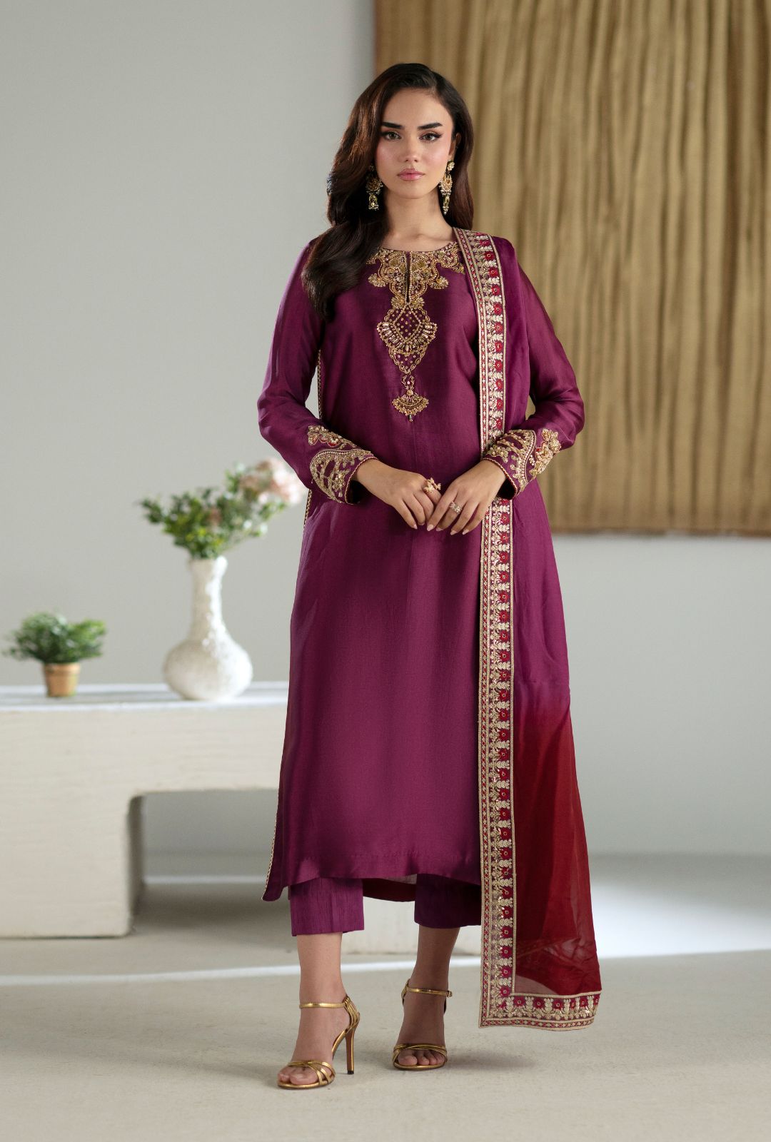 Elosie Embroidered Pakistani Dress